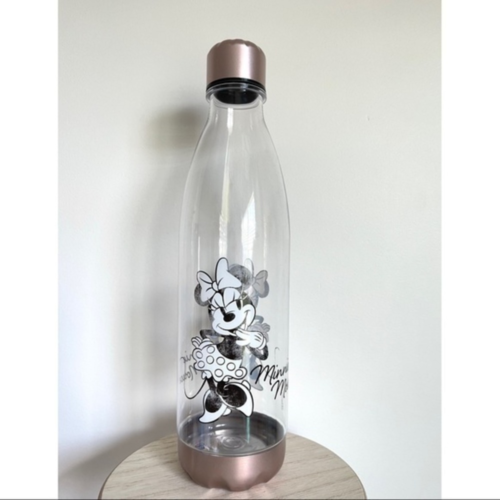 Disney Minnie Mouse Water Bottle | 34oz | BPA Free | Hard Plastic Not Glass